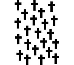 Stencil Schablone Kreuze